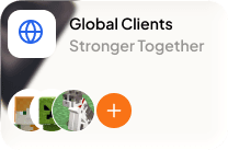 Global clients working together